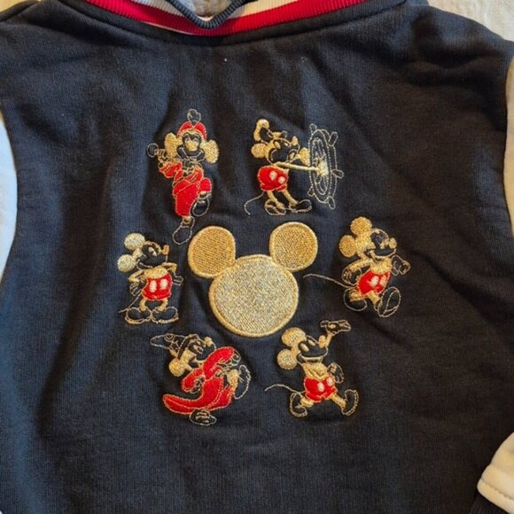 Hanna Andersson girls size 100 or 4 black Mickey lined hoodie, GUC only for fade - Picture 5 of 8